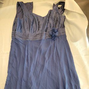 2 piece blue dress; J. Taylor; size 16